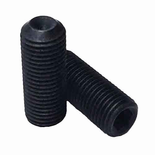 SSSF114 #1-72 X 1/4" Socket Set Screw, Cup Point, Fine, Alloy, Black Oxide